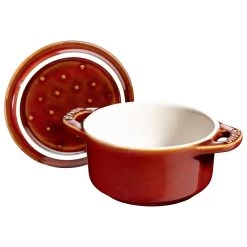 Staub Mini Cocotte 10 Cm, Rund, Antik-Kupfer, Keramik -Zwilling Store 40511 999 0 1