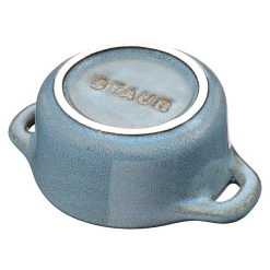 Staub Mini Cocotte 10 Cm, Rund, Antik-Türkis, Keramik -Zwilling Store 40512 000 0 5