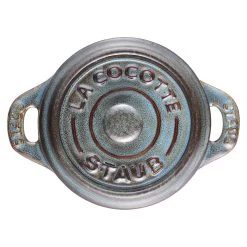 Staub Mini Cocotte 10 Cm, Rund, Antik-Türkis, Keramik -Zwilling Store 40512 000 0 6