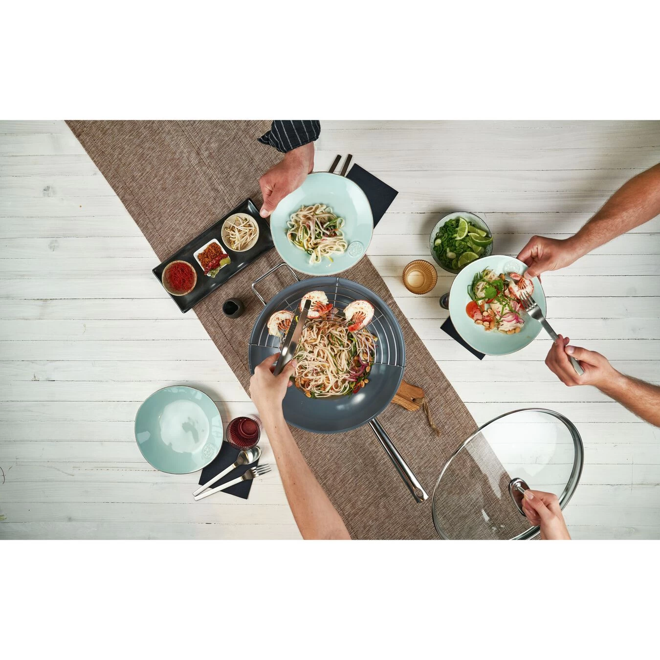 Zwilling Wok 32 Cm, 18/10 Edelstahl 2 Zwilling Wok 32 Cm, 18/10 Edelstahl – Bild 2