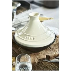Staub Tajine 28 Cm, Gusseisen, Cream 6 Staub Tajine 28 Cm, Gusseisen, Cream -Zwilling Store 424418362