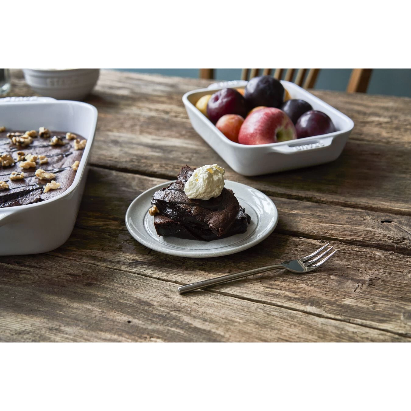 Staub Teller Flach 15 Cm, Keramik, Weisser Trüffel 4 Staub Teller Flach 15 Cm, Keramik, Weisser Trüffel – Bild 4