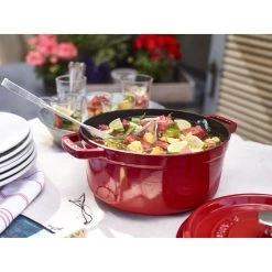 Staub Cocotte 24 Cm, Rund, Kirsch-Rot, Gusseisen 11 Staub Cocotte 24 Cm, Rund, Kirsch-Rot, Gusseisen -Zwilling Store 750036202