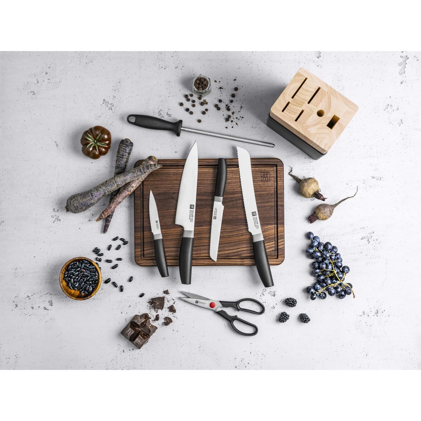 Zwilling Messerblockset 7-tlg, Schwarz 4 Zwilling Messerblockset 7-tlg, Schwarz – Bild 4